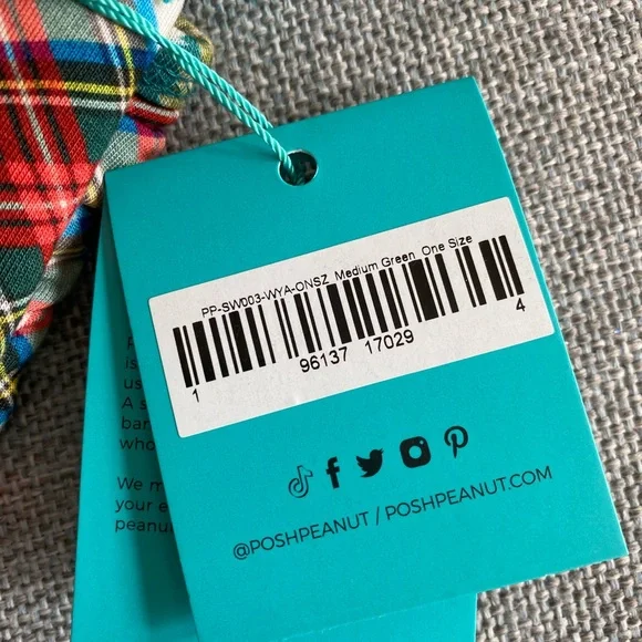 NWT Posh Peanut Holiday Marqui Plaid & Wyatt Patoo - Picture 3 of 3